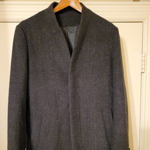 Wool Over Coat - Knee Length